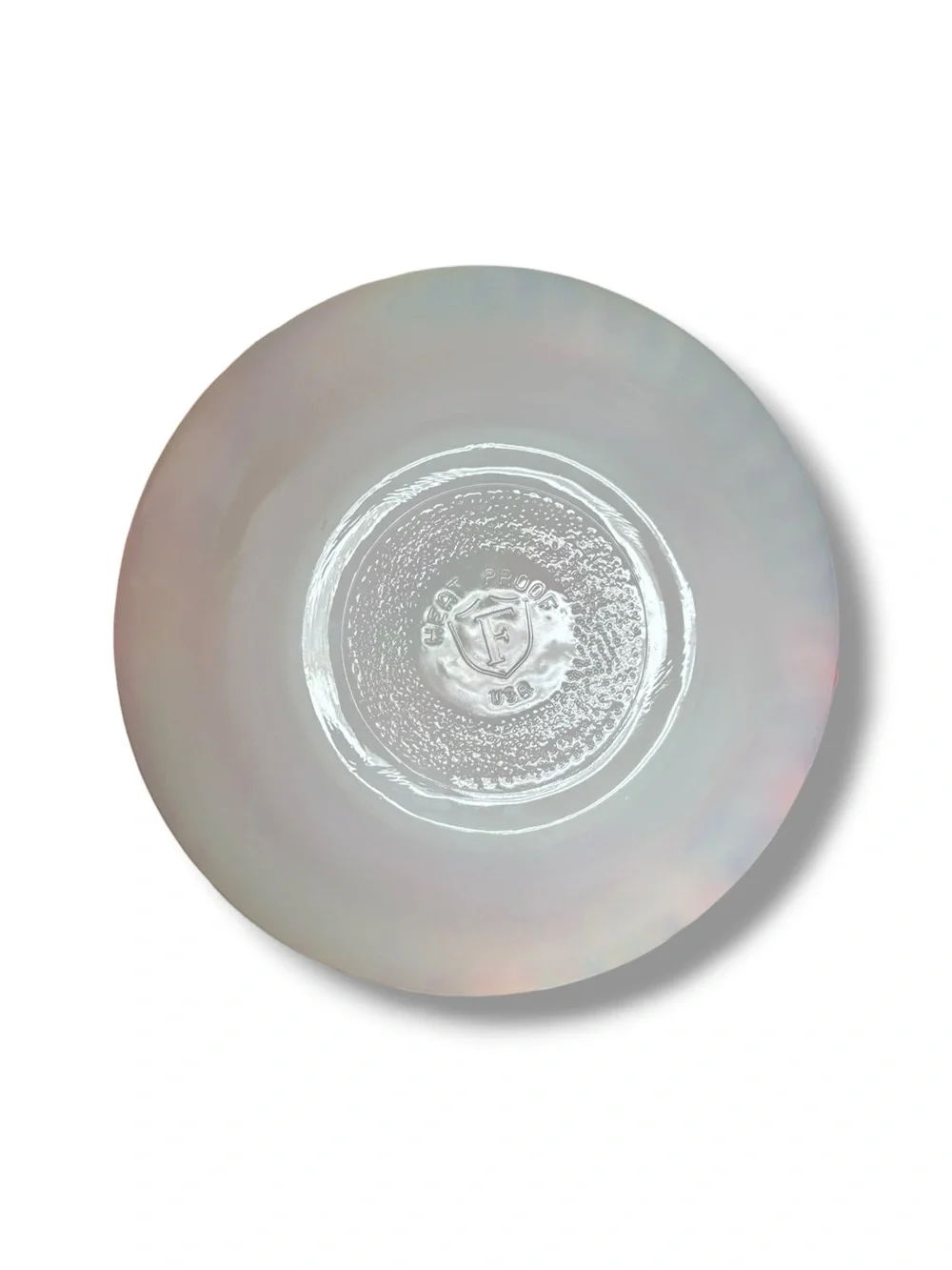 FEDERAL GLASS Moonglow Iridescent Dishes Set of Six VINTAGE